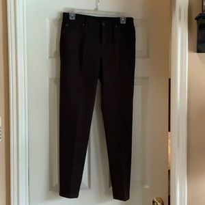 Brown pointe knit pants. Perfect for boots!